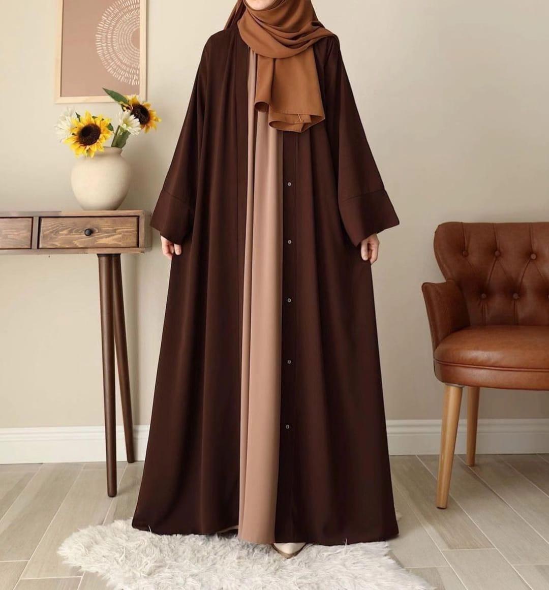 Brown Abaya with Stoller