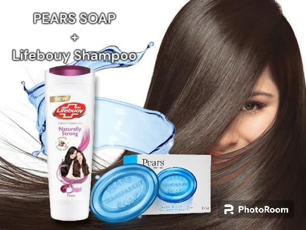 Lifebuoy shampoo & Pears Soap
