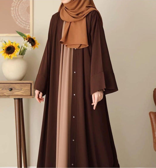 Brown Abaya with Stoller