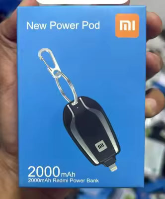 Mini Power Pod Keychain Charger | 2000mAh
